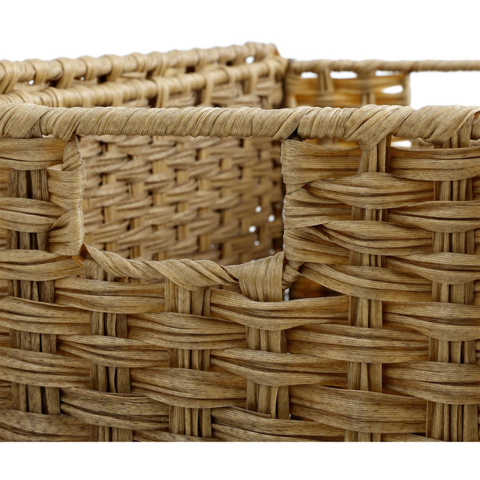 Handwoven Wicker Laundry Hamper