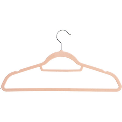 20-Pack Light Pink Hangers with Tie Organizer Songmics