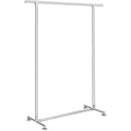 Clothes Hanging Rail Garment Rack, Silver SONGMICS