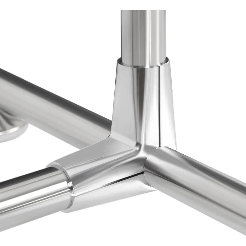 Clothes Hanging Rail Garment Rack, Silver SONGMICS