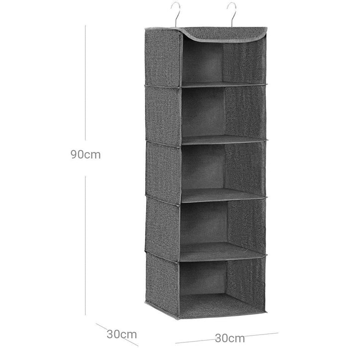 Hanging Storage Shelves, Grey