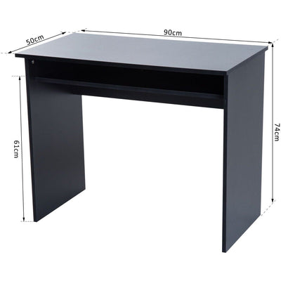 Home Office Computer Desk with Storage, 90x50cm Homcom