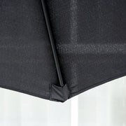 3m Garden Parasol - Black Outsunny