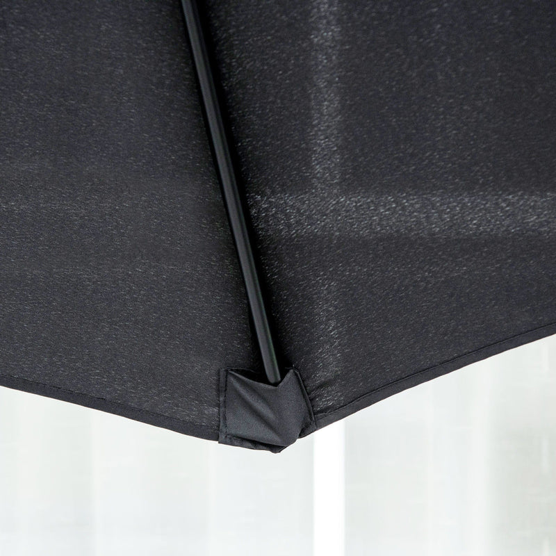 3m Garden Parasol - Black Outsunny