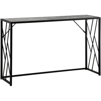 Industrial Console Table - 120cm - Metal Frame - Grey Homcom