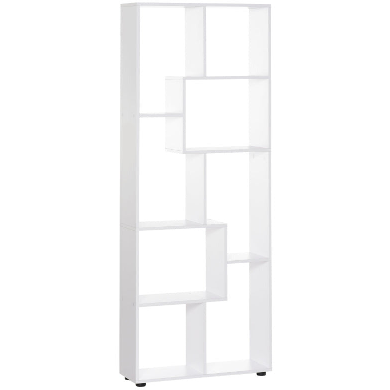 70cm Wide Bookcase, Modern Geometric Display Storage Unit