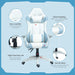 Homcom Gaming Chair Light Blue