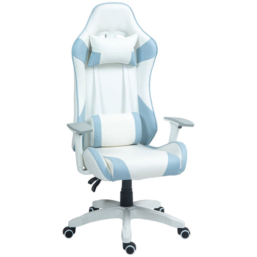 Homcom Gaming Chair Light Blue