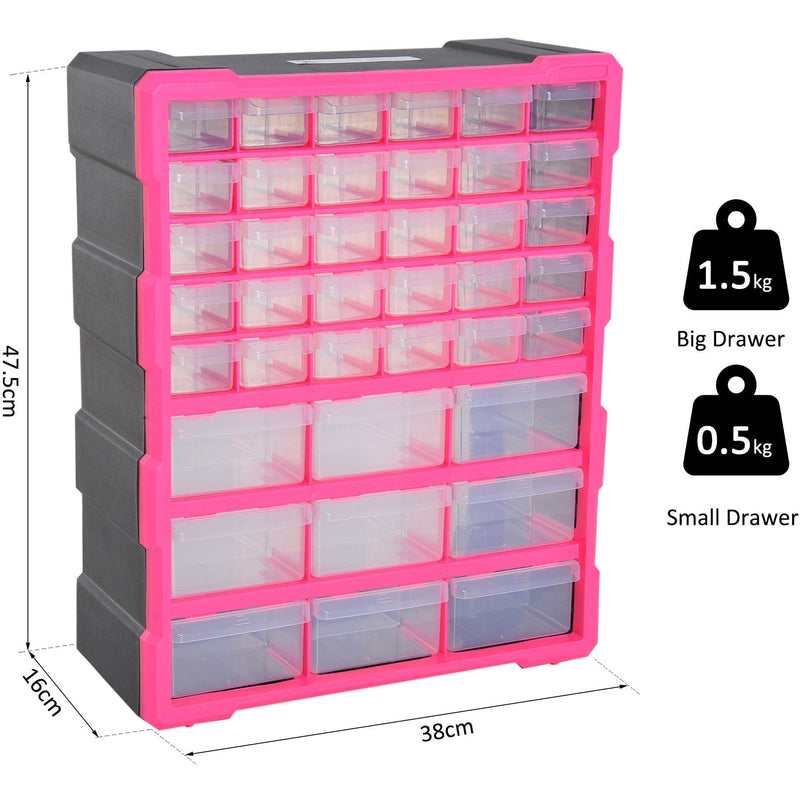 Screw and Nail Storage Organiser, Wall Mountable