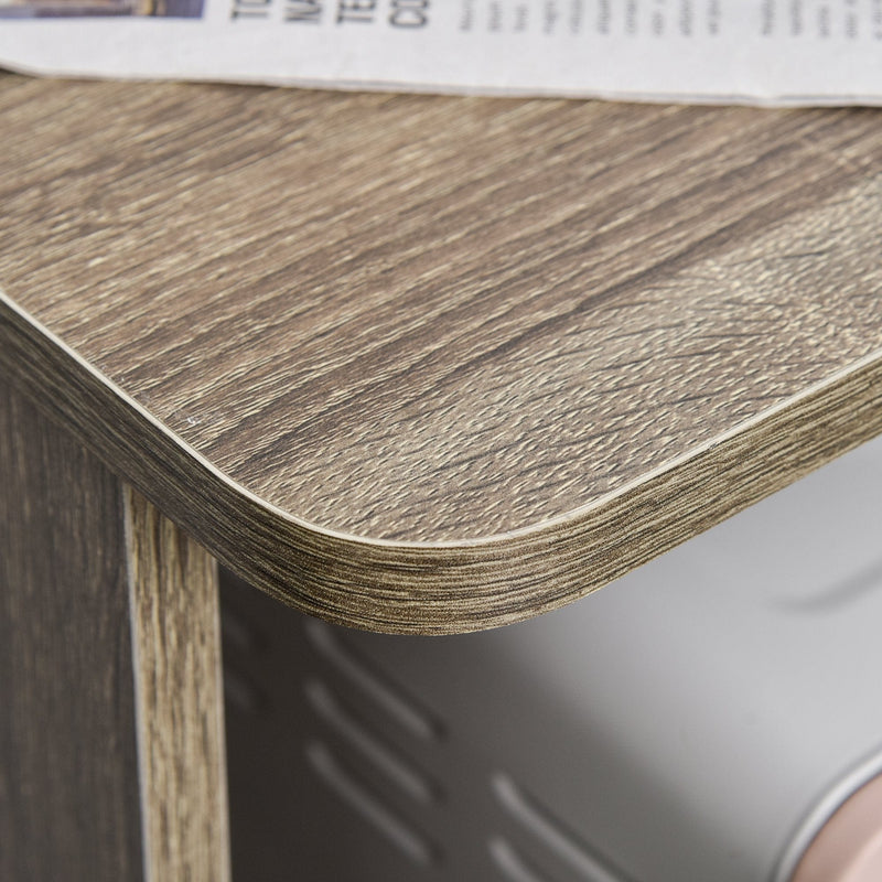 Microwave Cabinet on Wheels, Bookcase, L97H x 60.4W x 40Dcm