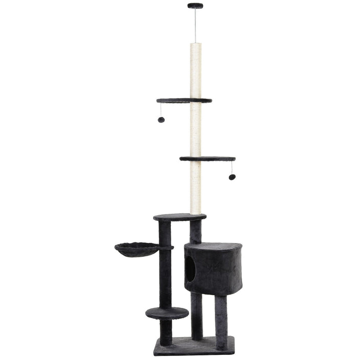 Adjustable Cat Tree, Carpet Platforms, Condo, Sisal Areas