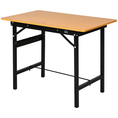 Foldable Garage Workbench, Steel Frame Homcom