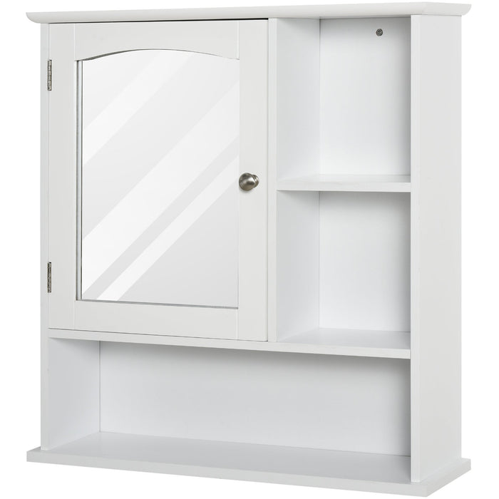 Wall Mounted Bathroom Cabinet with Mirror, White