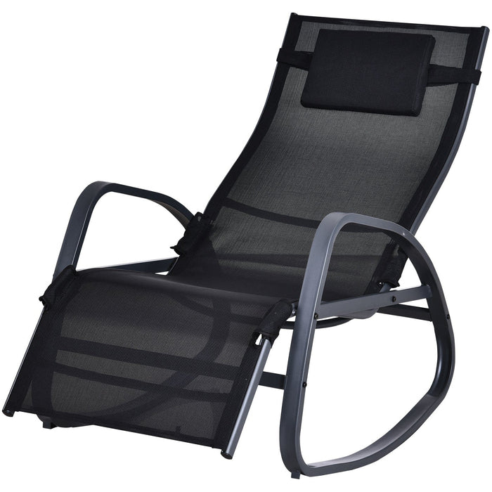 Folding Rocking Sun Lounger