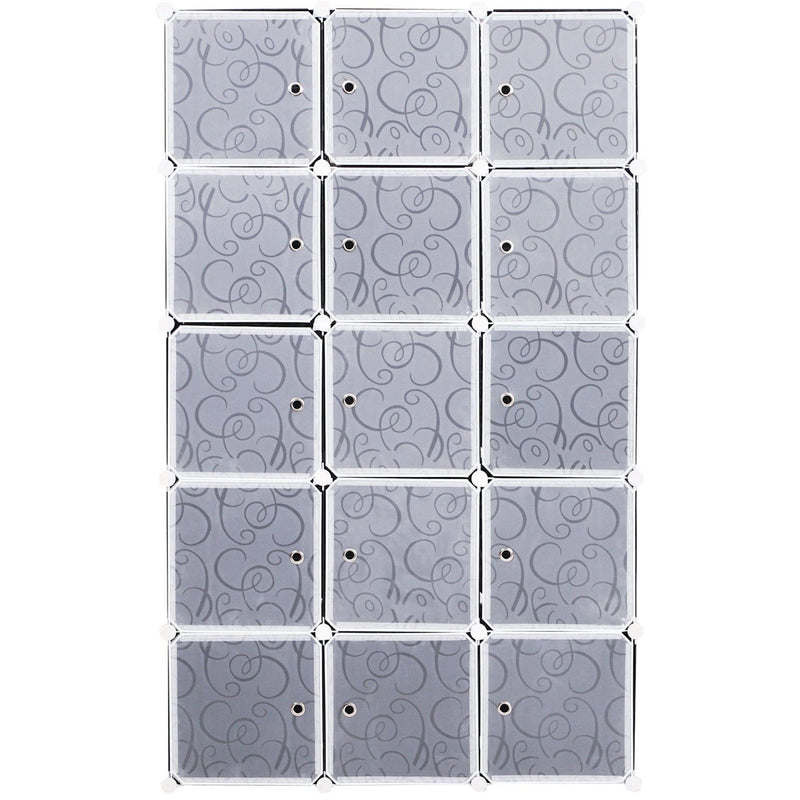 Modular Cube Storage Unit, Plastic DIY Wardrobe