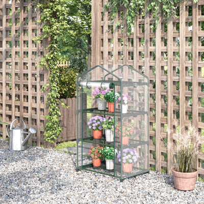 Compact Greenhouse For Small Spaces Outsunny