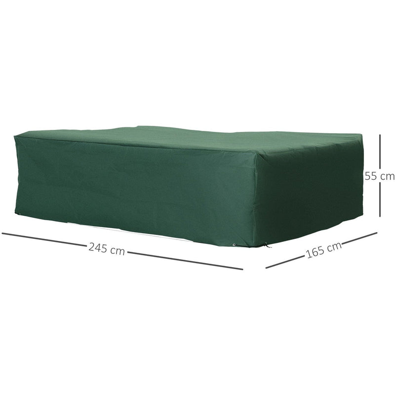 Waterproof Outdoor Garden Furniture Cover, 245 x 165 x 55cm