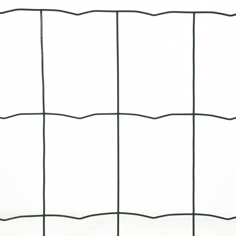 PVC Coated Chicken Wire Mesh, 61cm x 1000cm, Foldable, Green