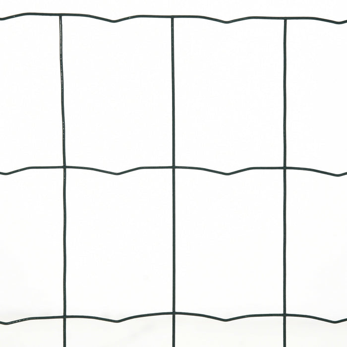 PVC Coated Chicken Wire Mesh, 61cm x 1000cm, Foldable, Green