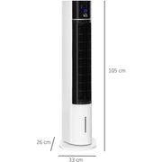 41" Bladeless Tower Fan Homcom