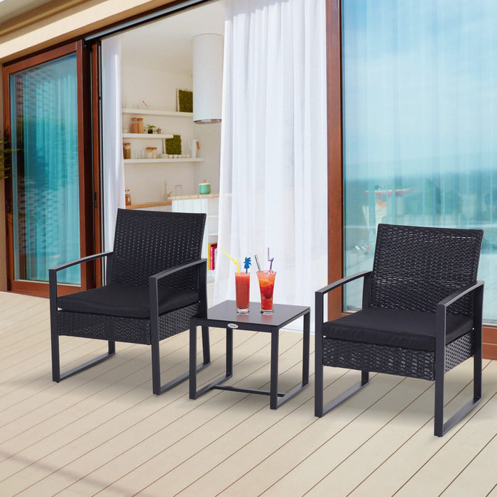 Rattan Bistro Set For 2