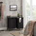 Industrial Style Laundry Organiser With Shelf - 2 Removable Bins For Easy Laundry Sorting