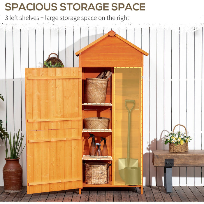 Wooden Sentry Shed For Smaller Spaces
