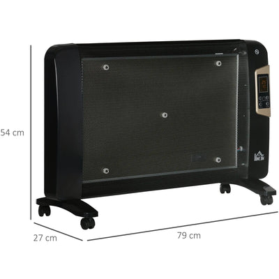 Portable Heater With Thermostat Homcom