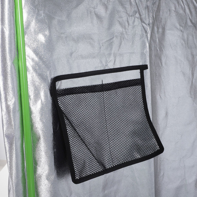 Hydroponic Grow Tent, Window, Tool Bag, 80Lx80Wx160H cm