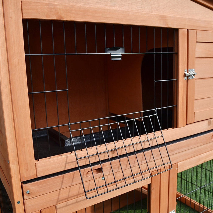 2-Tier Rabbit Hutch with Ramp