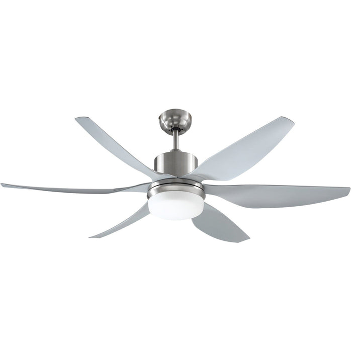 6-Blade Indoor Ceiling Fan with Light, Reversible, Remote