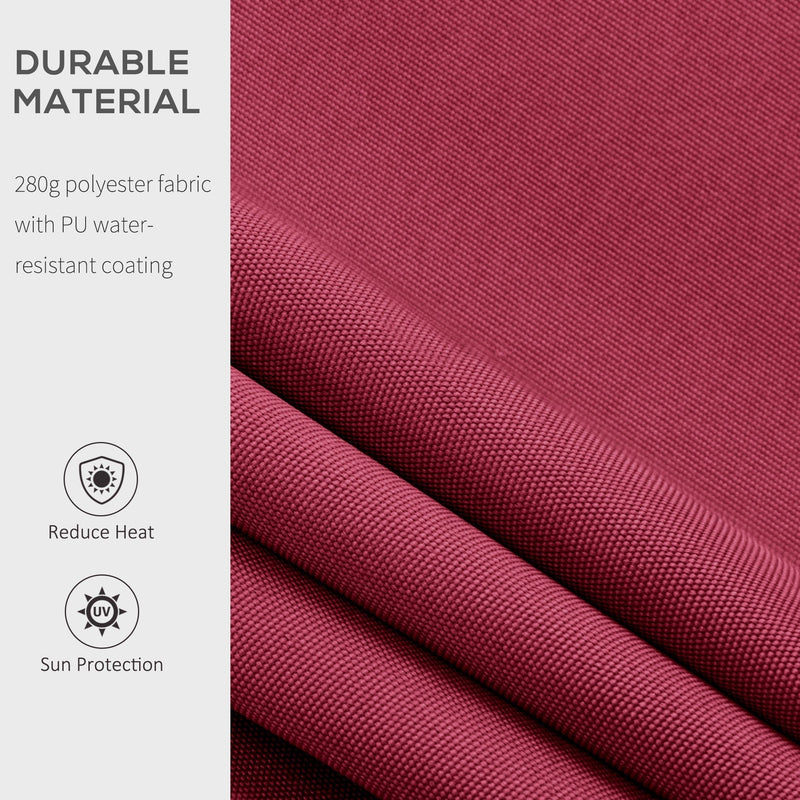 Awning Canopy Retractable, Manual Operation, 4x2.5m