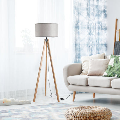 3 Legged Floor Lamp Homcom