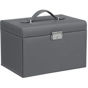 Jewellery Organiser Case with 2 Drawers, Grey SONGMICS