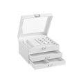 Songmics White Jewellery Box With Drawers Songmics