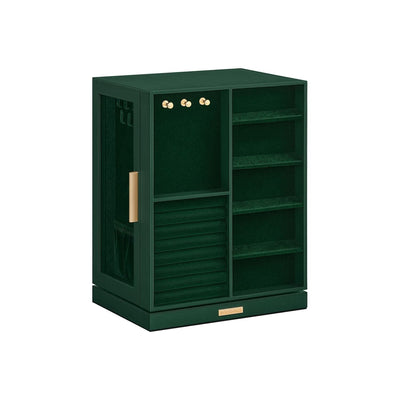 Songmics Rotating Jewellery Organiser, Forest Green Songmics