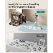 Dressing Table Jewellery Organiser, Black Songmics