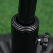 Outsunny Garden 15kg Round Parasol Base Cement Outdoor Umbrella Weight Stand Black Outsunny