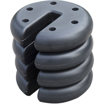 Leg Weights For Gazebo (4 Pack) Black Outsunny