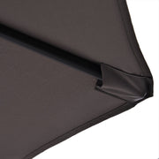 Large Cantilever Umbrella With Cross Base Outsunny