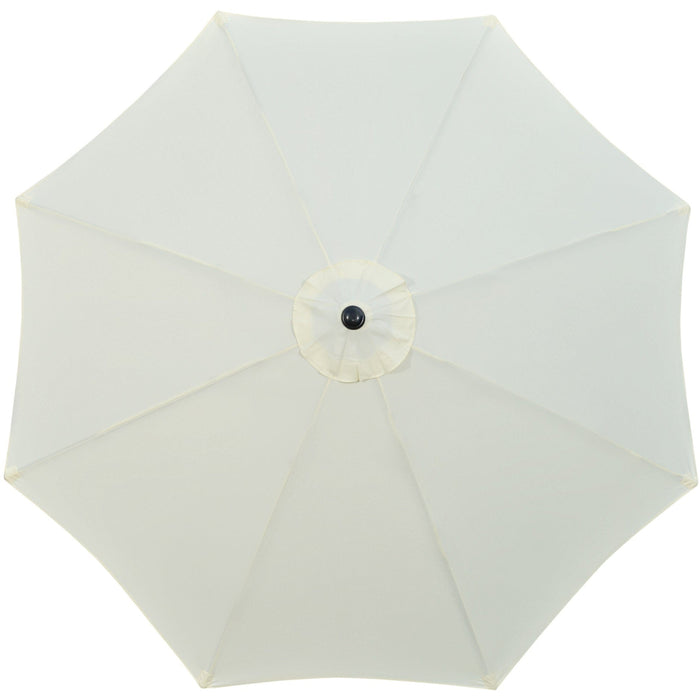 3m Garden Parasol, Cream