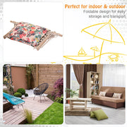 Outdoor Hanging Hammock Chair, Thick Rope, Multicoloured Outsunny