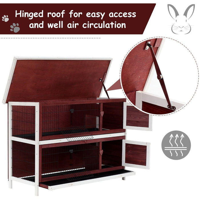 2 Tier Rabbit Hutch