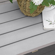 Wagon Wheel Garden Bench Outsunny