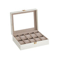 Songmics Watch Box For 10 Watches White Leather Songmics