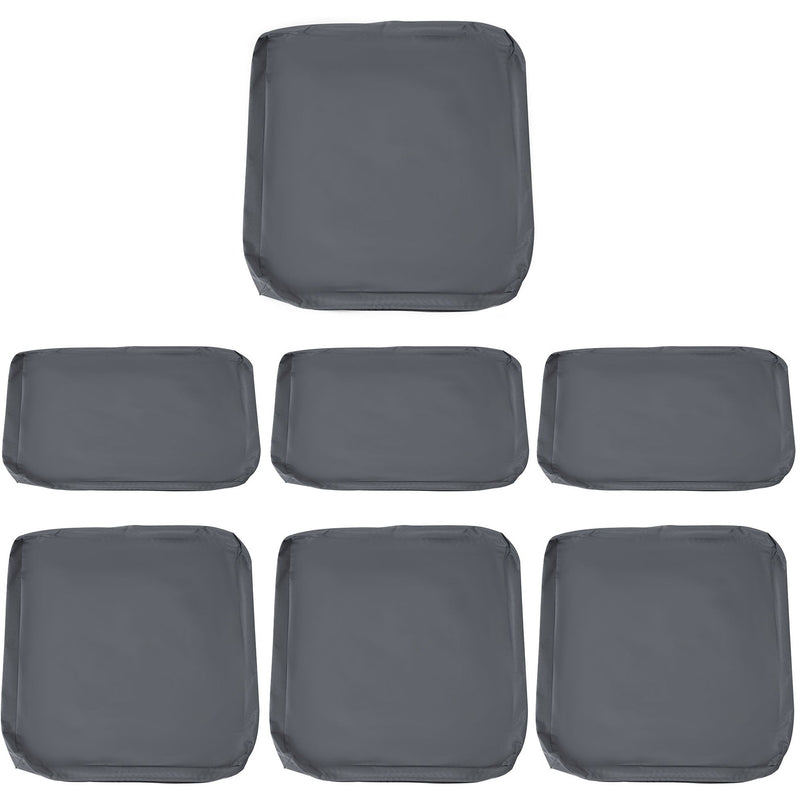 Grey Replacement Cushion Covers for Rattan Sofa (Cover Only)