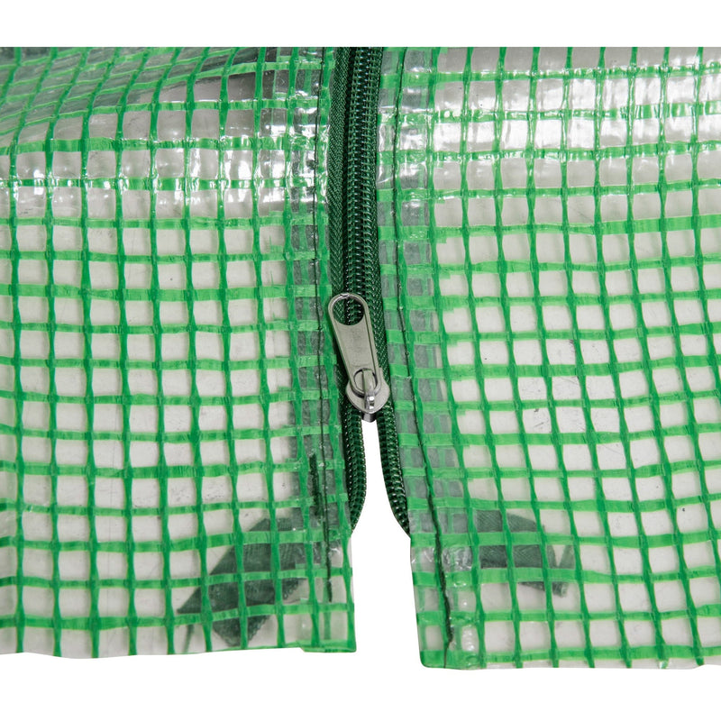 Mini Greenhouse, Steel Frame, PE Cover, 180x90x90 cm