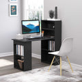 120cm Modern Computer Desk with Shelves Homcom