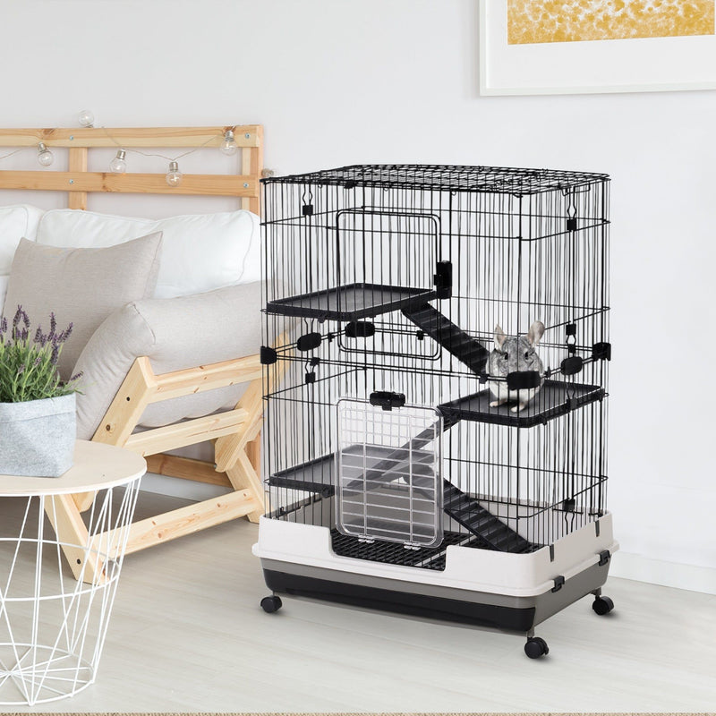 3-Tier Small Animal Cage With Wheels