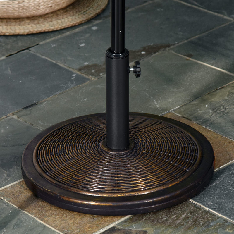Stylish Patio Umbrella Stand, 35-48mm Poles Outsunny